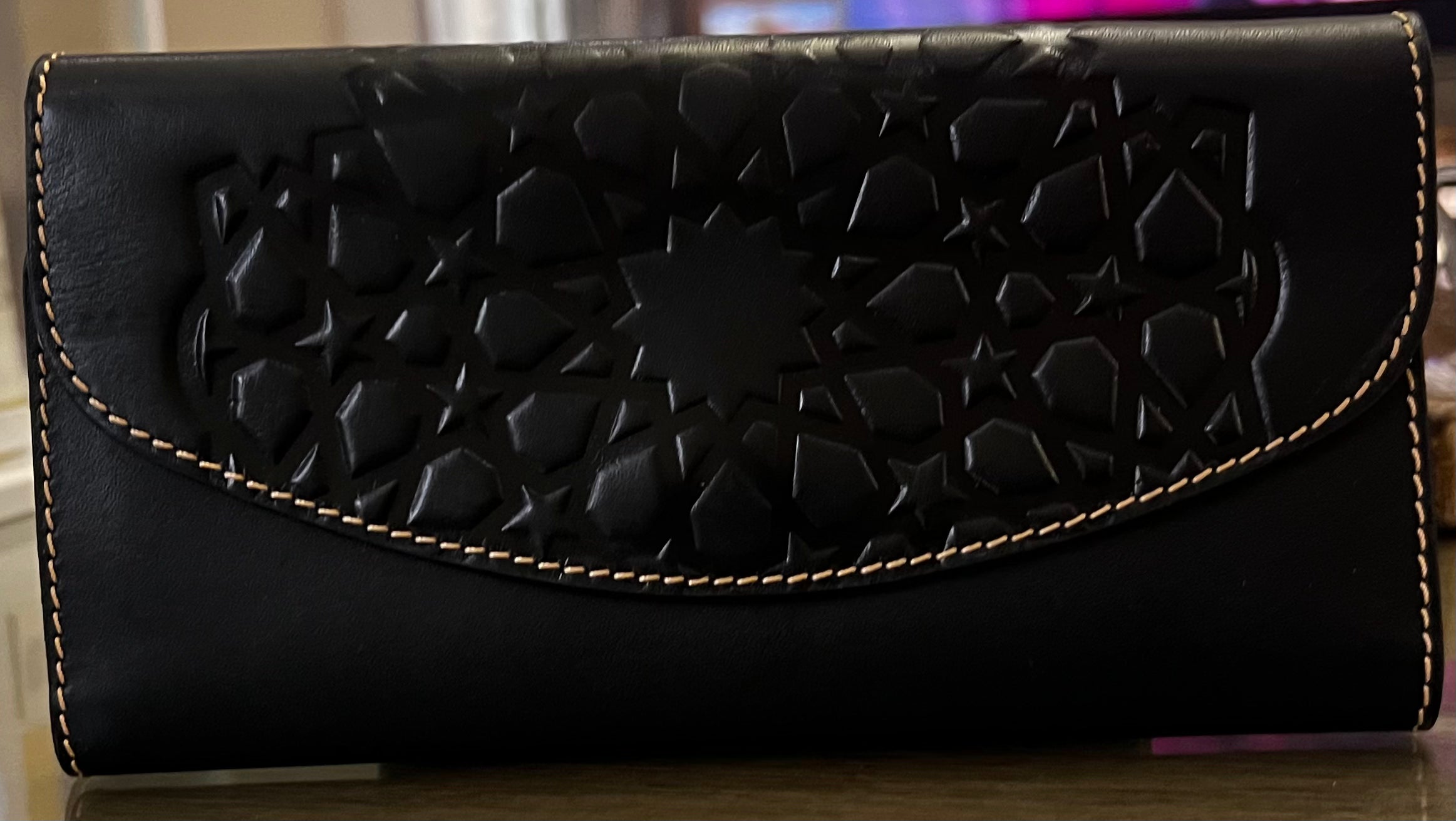 Genuine Leather handmade wallet - Three folds