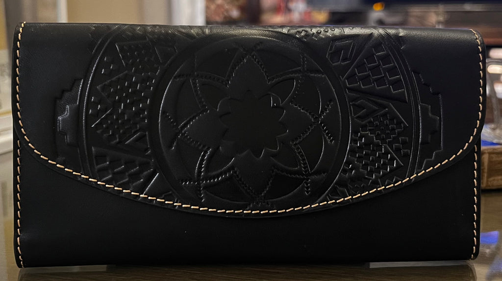 Genuine Leather handmade wallet - Three folds