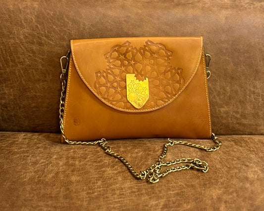 Arabic style clutch with strape