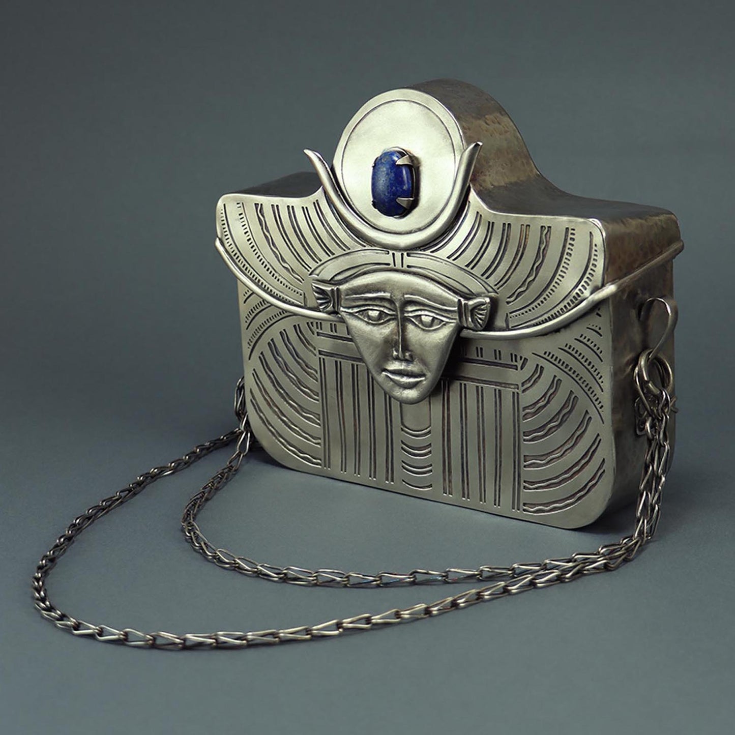 Hathor Brass handbag