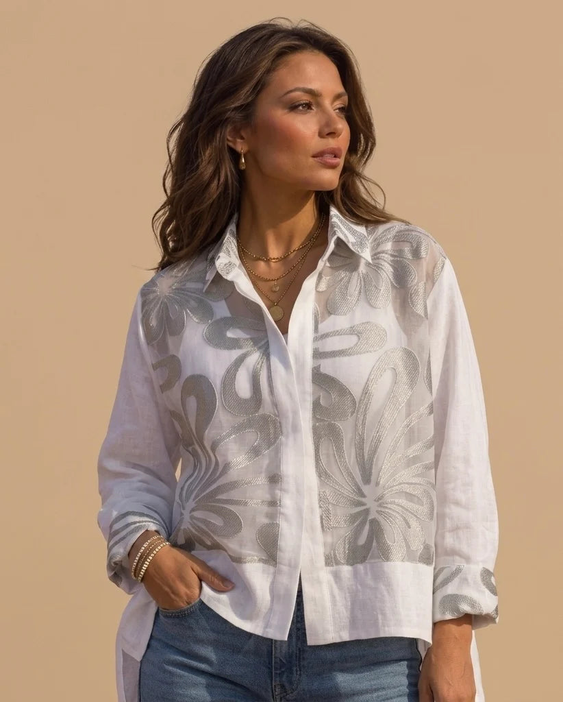Silver leaf top