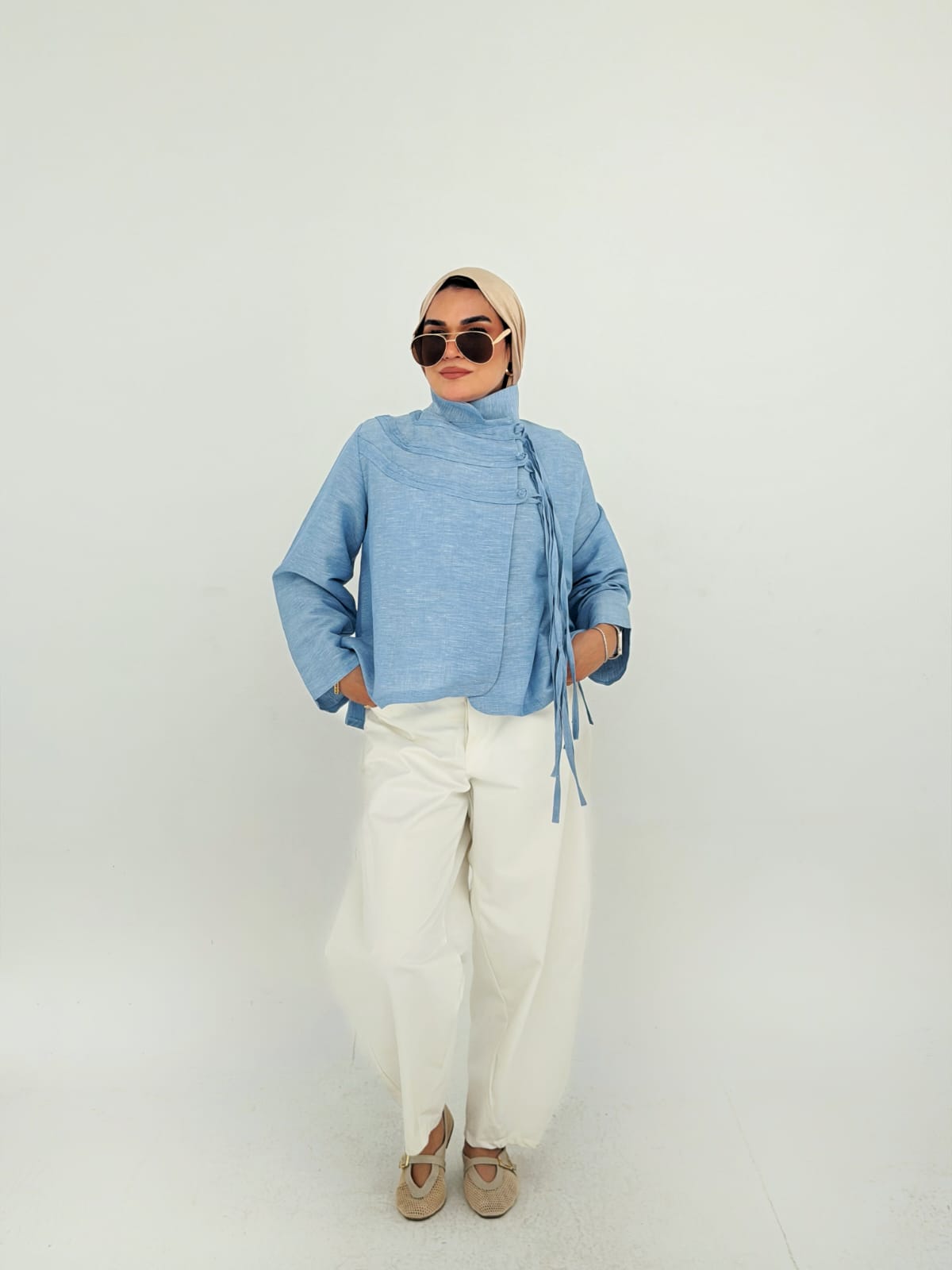 Light blue Top