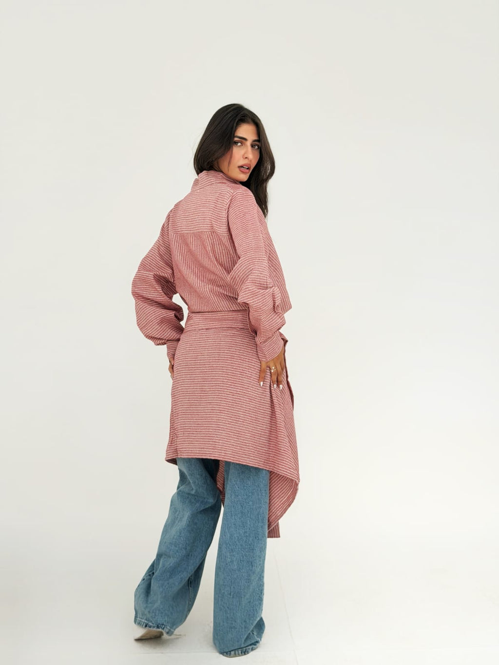 Burgundy long shirt