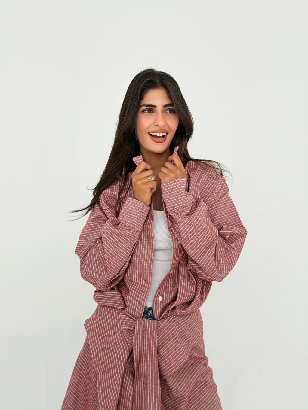 Burgundy long shirt