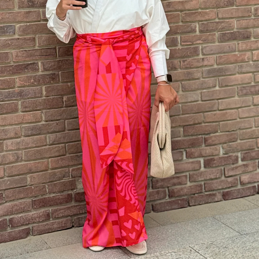 Qolobna Closed Wrap Skirt