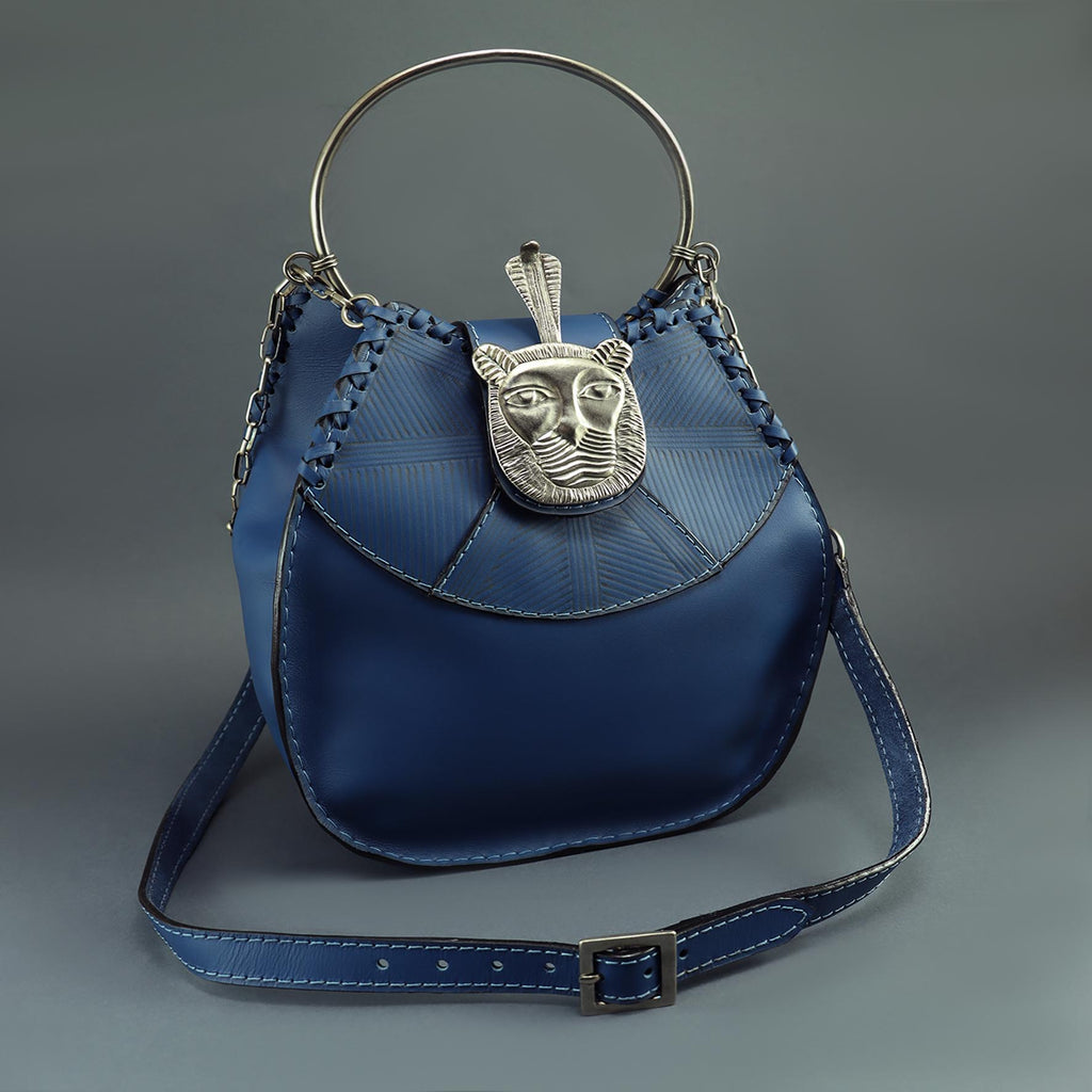 Sekhmet leather handbag