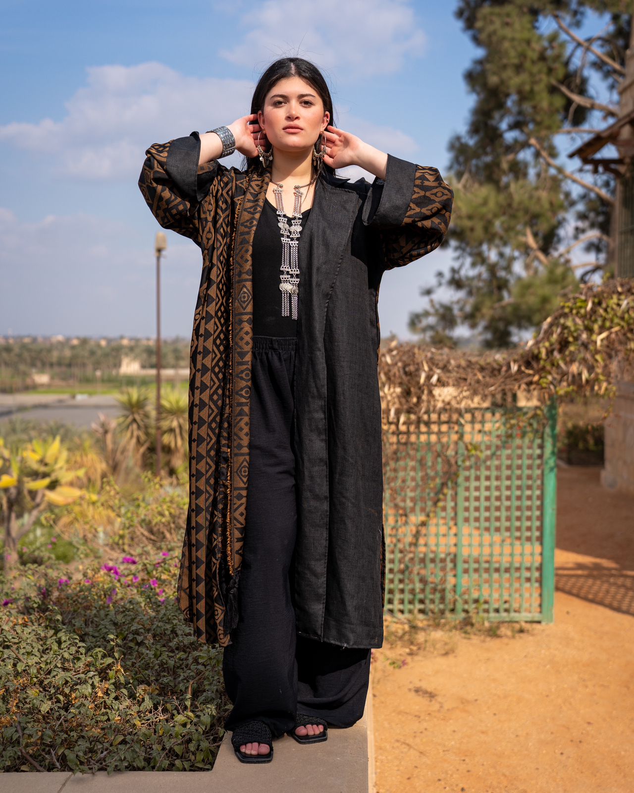 Black-Brown Kaftan