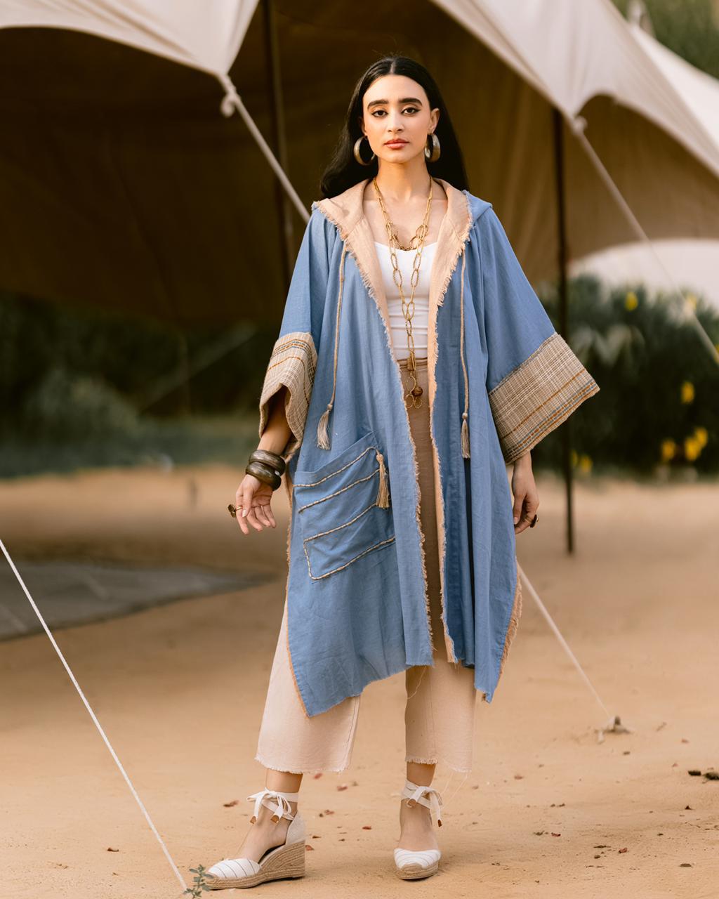 Asil - Blue Casual  Kaftan