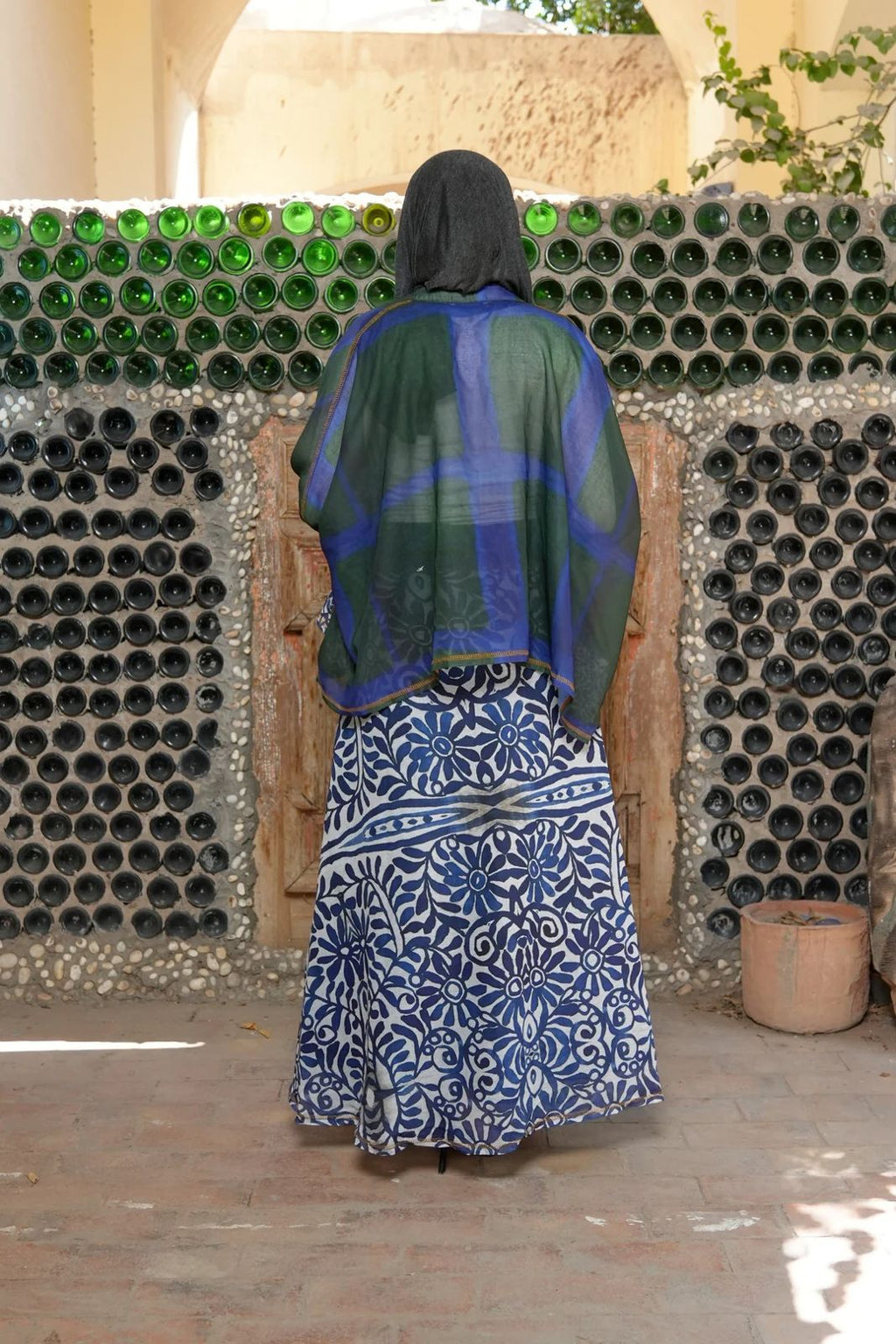 Blue Pottery  Skirt