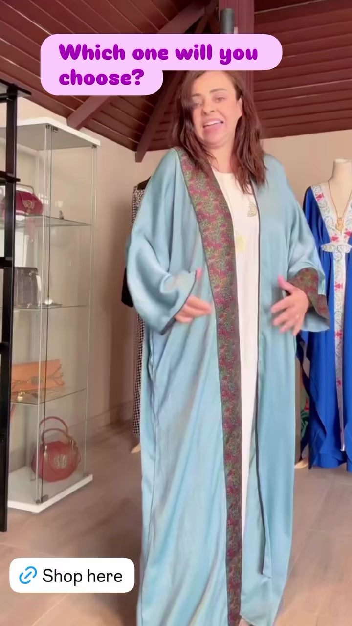 Arabic calligraphy kaftan