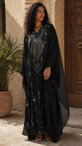 Handmade Talli Dress- Black&Silver