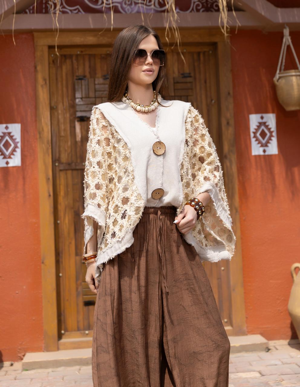 Rustic Bloom Blouse