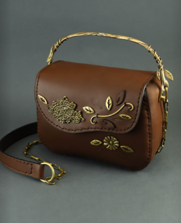 Grapes Leather Handbag