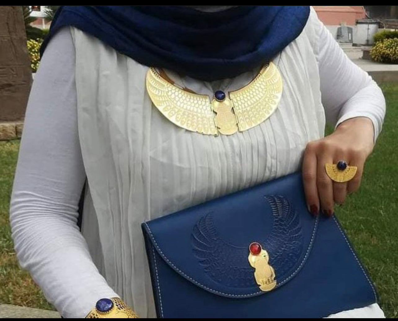 Egyptian Pharaonic Clutch with strape