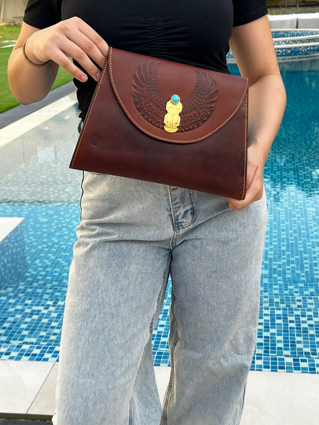 Egyptian Pharaonic Clutch with strape